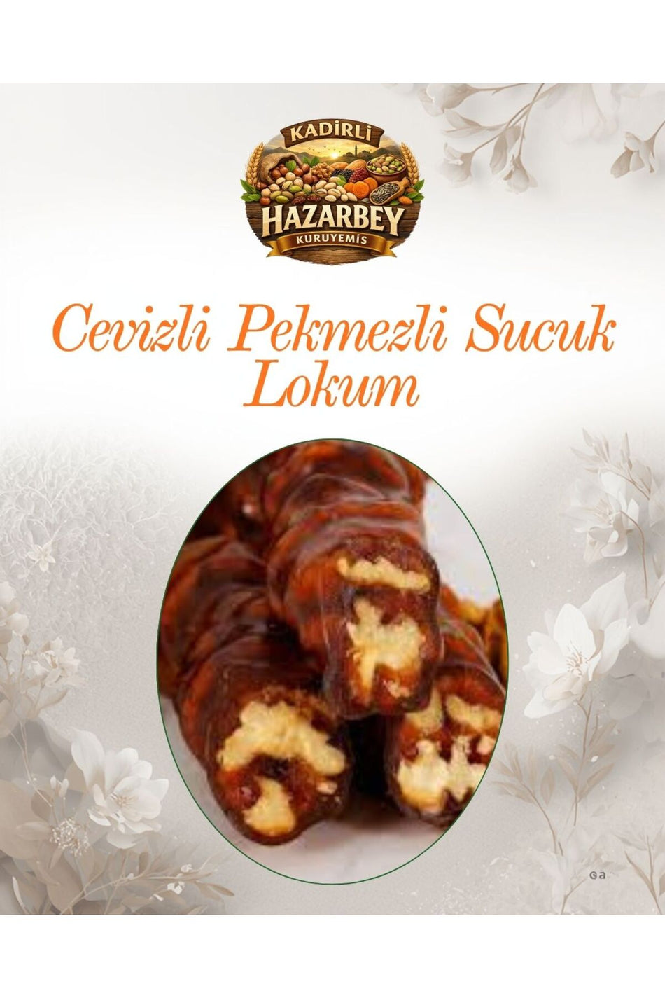 KADIRLIHAZARBEY Walnut Grape Molasses Confection 500 g - MALLTURK