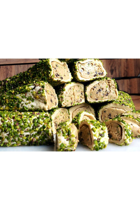 Genel Markalar lok art pirinc Pistachio Rolled Turkish Delight 500 g - MALLTURK