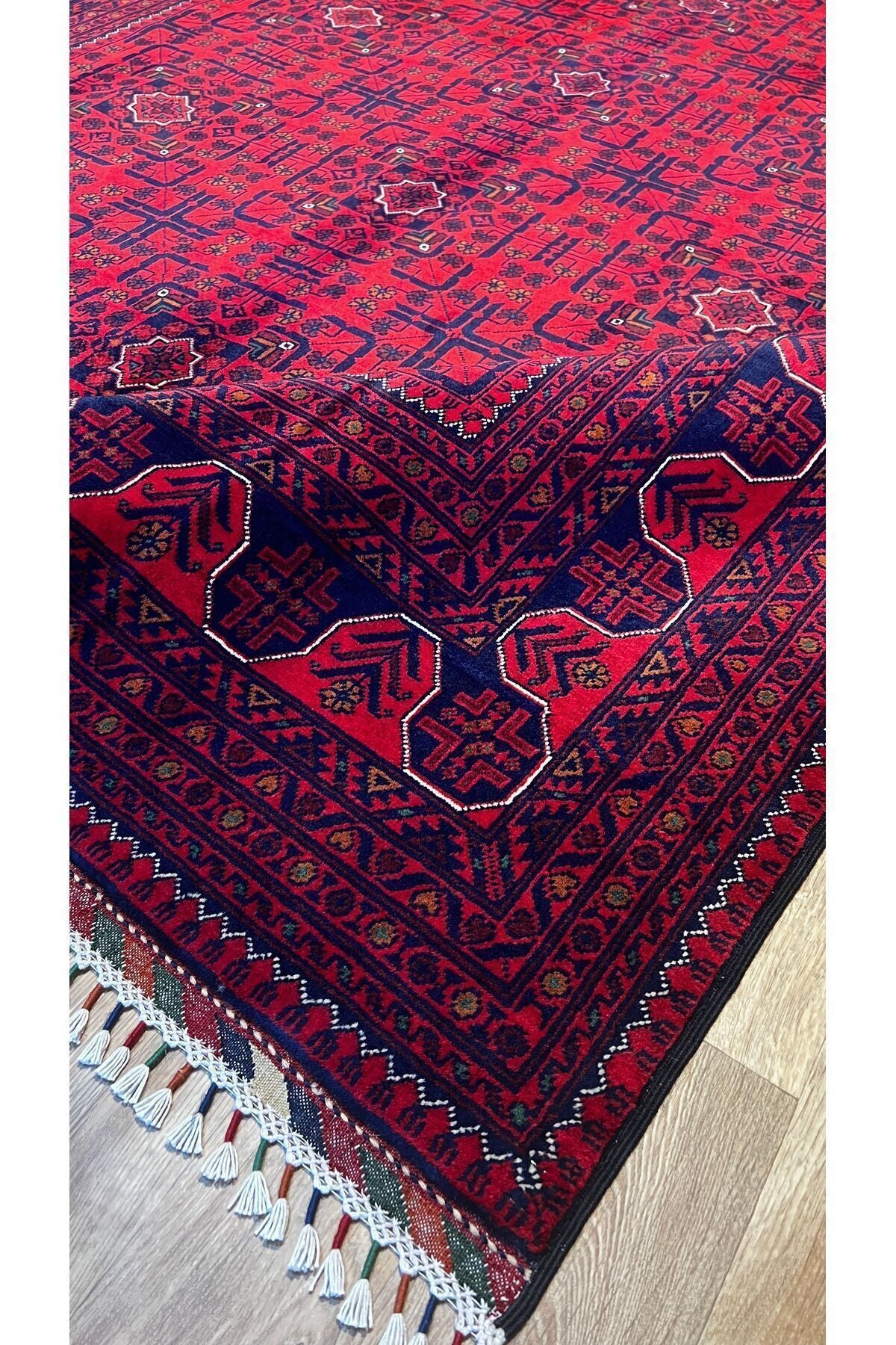 Turkmen Rug Hand-Woven afgan Rug - MALLTURK