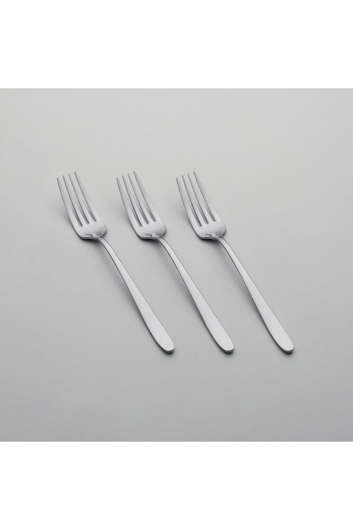 Nehir sultan Dinner Spoon ve Fork Set takimi 24 Piece 12 Place Setting - MALLTURK
