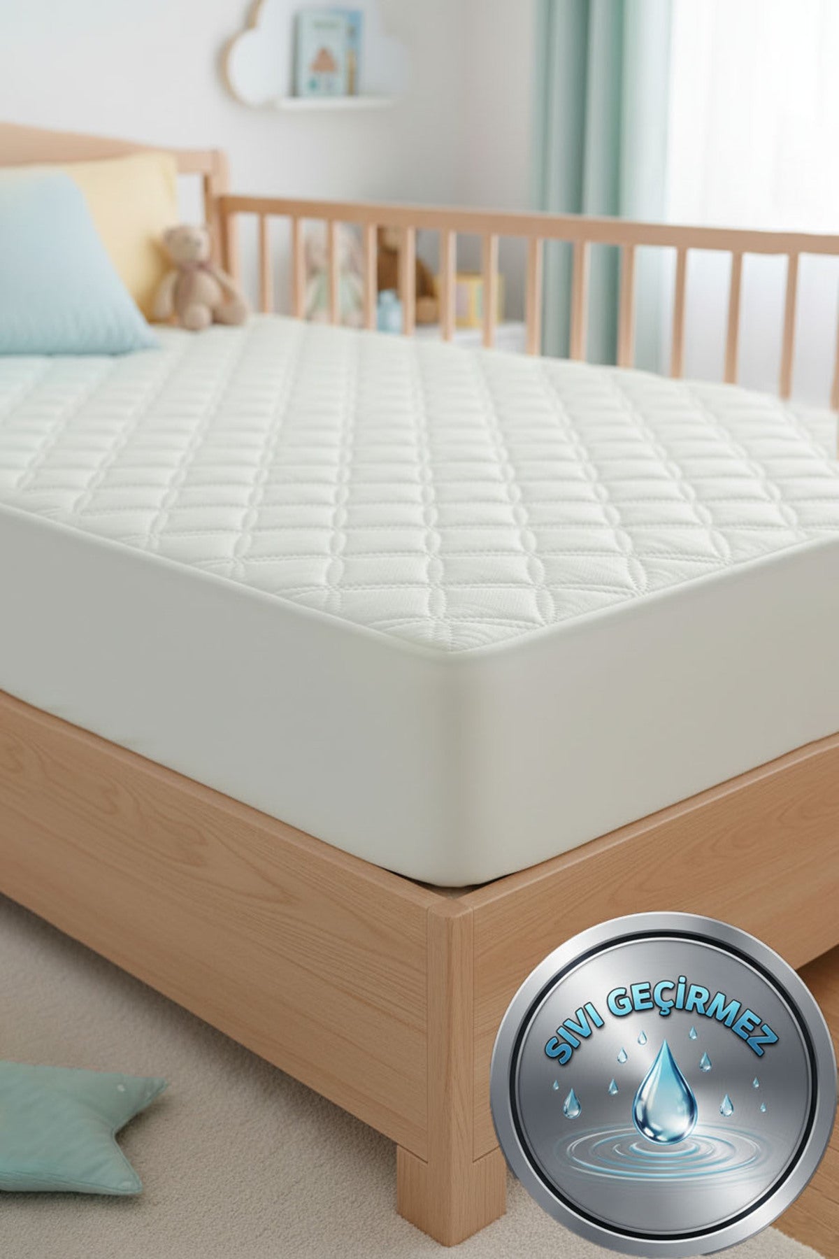 Ladylina Home Waterproof Quilted Baby & Kids Mattress Protector - MALLTURK