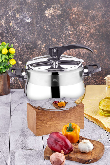 Tac Bengu Pro Pressure Cooker 8 Liters Black – Tac-4624 - MALLTURK