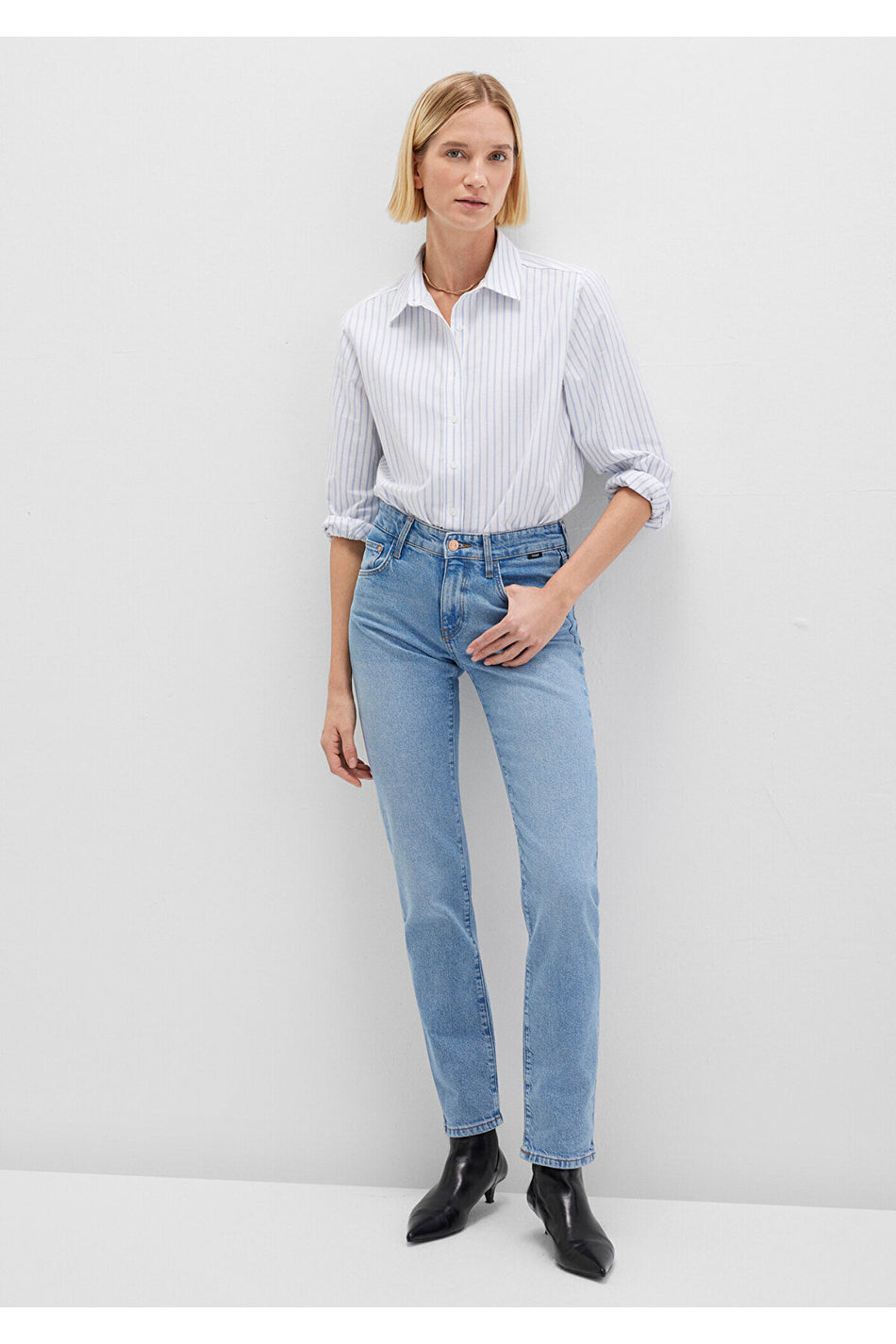 Mavi Mirella Mid Brushed 90'S Jean Trousers 1010623-88896 - MALLTURK