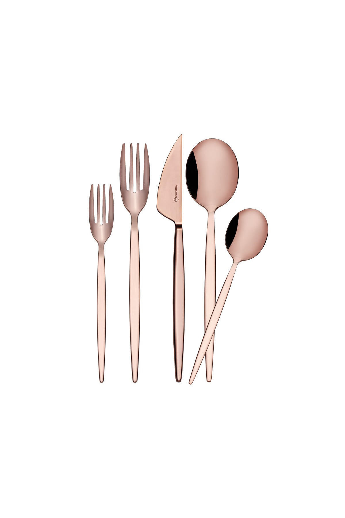 KORKMAZ milena 30 Piece rosagold Flatware Set a2208 2 - MALLTURK