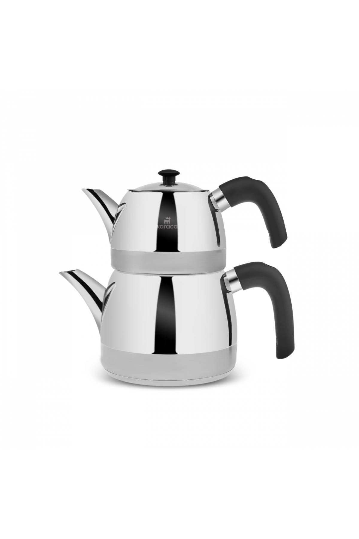 Karaca New Galya Midi Teapot with Steam Lid, Satin - MALLTURK
