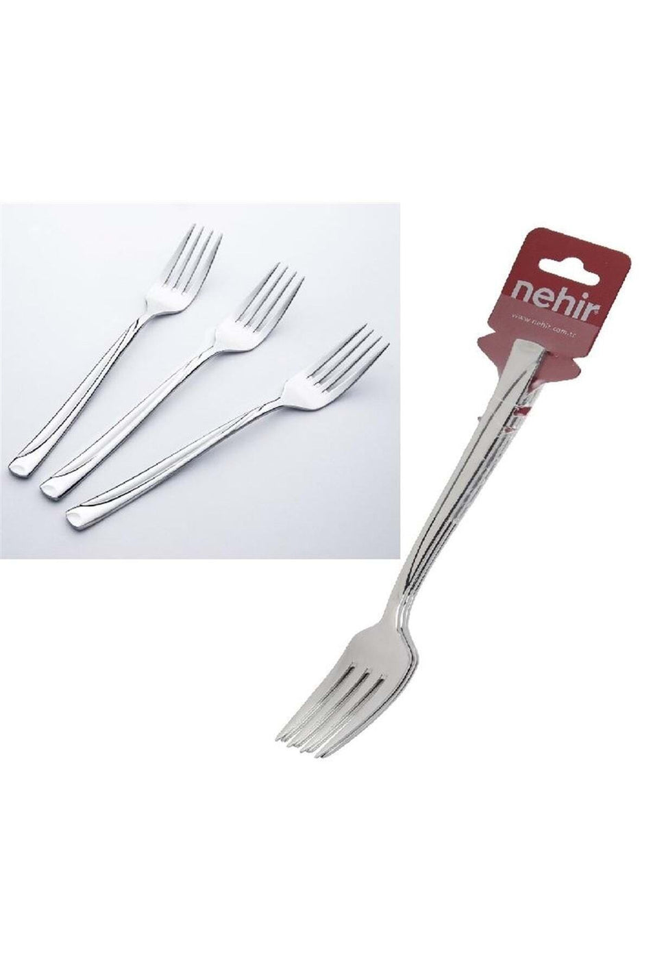 Nehir fiesta Blister Pack Dinner Fork - MALLTURK