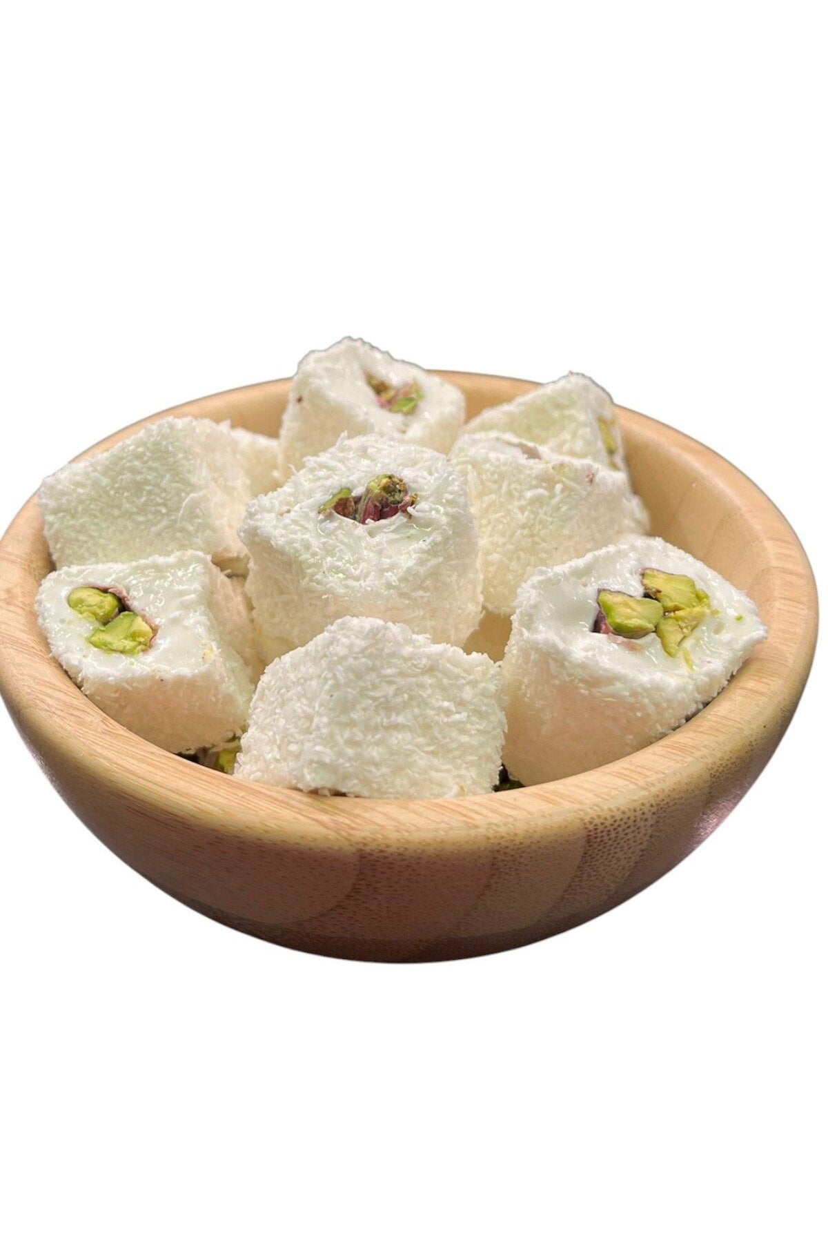 Can Kardesler Kuruyemis Plain Sultan Style Pistachio Rolled Turkish Delight 500 g - MALLTURK