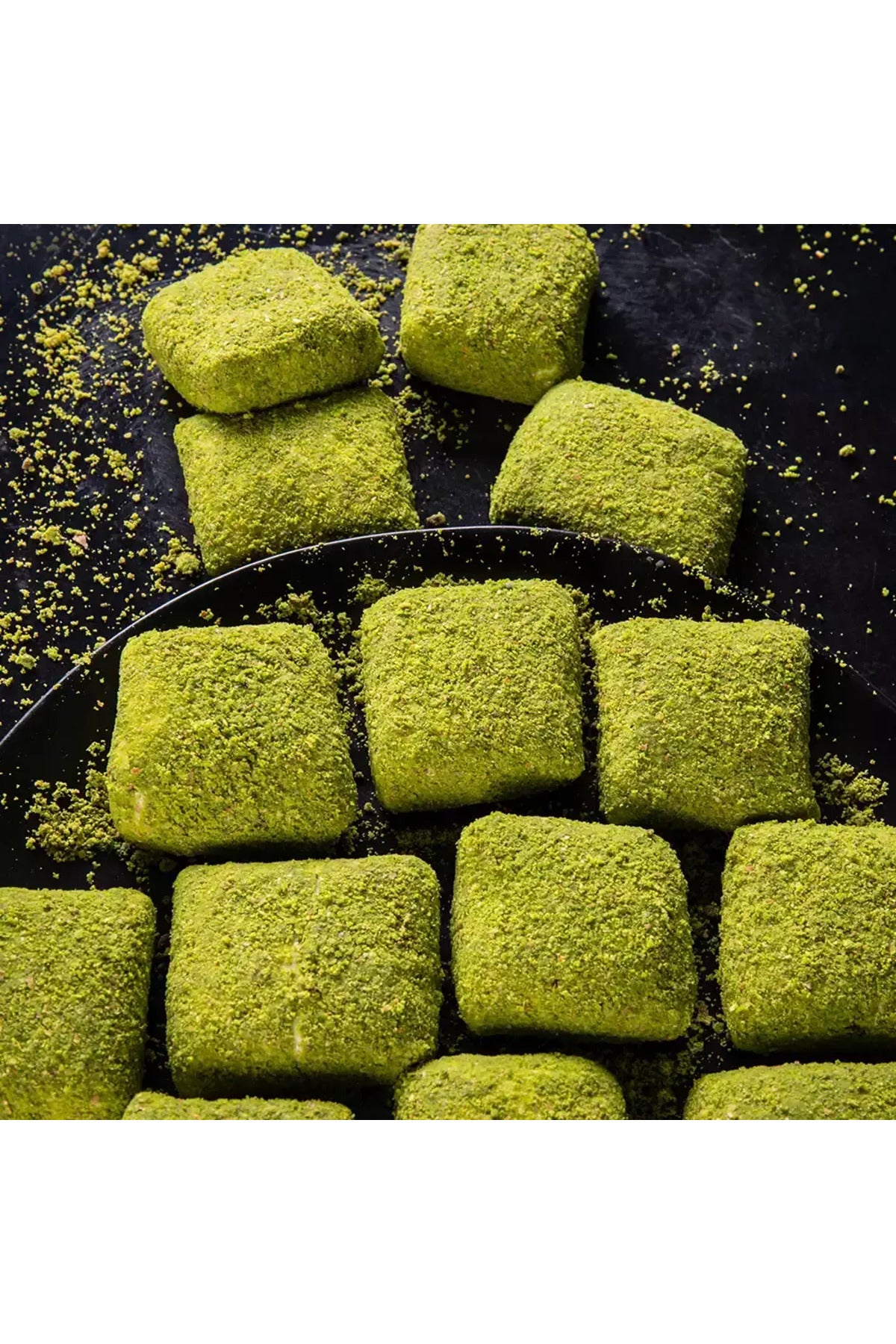 Pirsefa Pistachio Chocolate bohca Turkish Delight 400 g kutu - MALLTURK