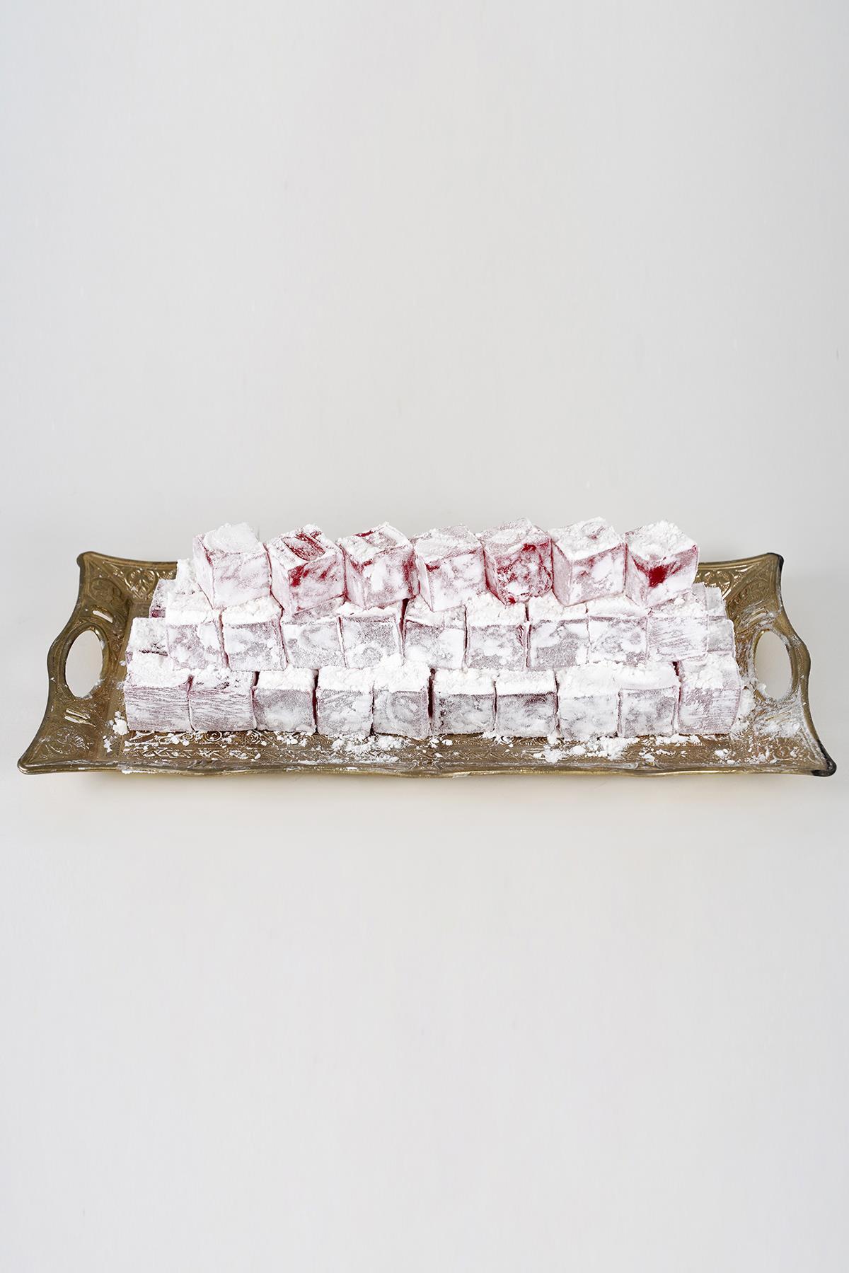 LOKUMCU mehmet efendi tatli bir hikaye Rose Flavored Turkish Delight 500 g - MALLTURK