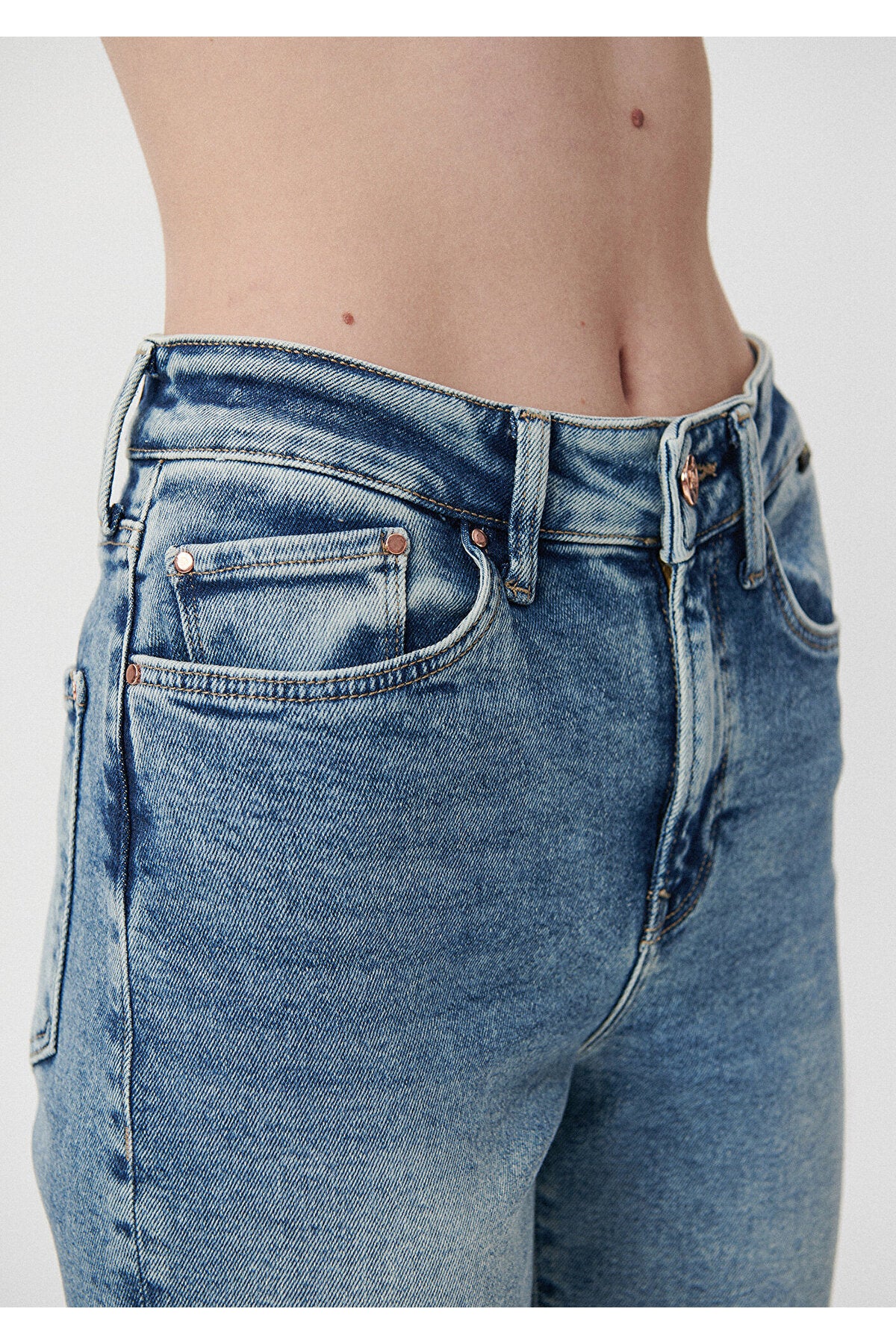 Mavi Cindy Shaded Gold Shape Jeans 100277-84421 - MALLTURK