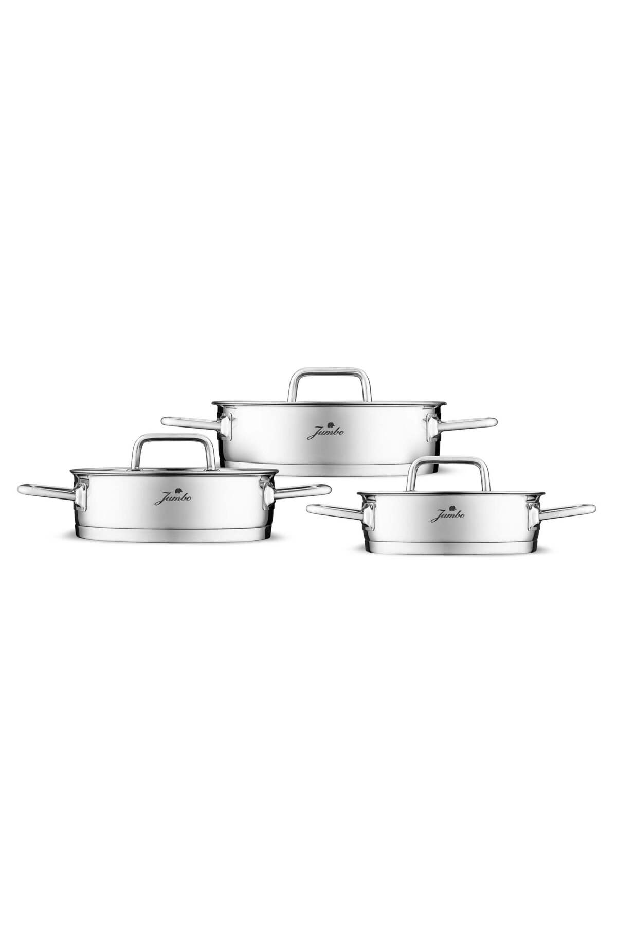 Jumbo New Assos 6 Piece Saute Pan Set