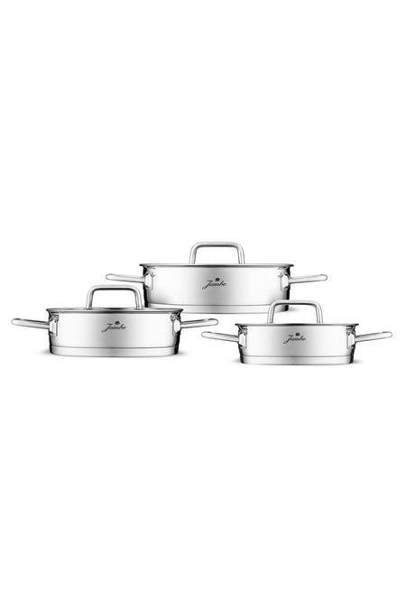 Jumbo New Assos 6 Piece Saute Pan Set