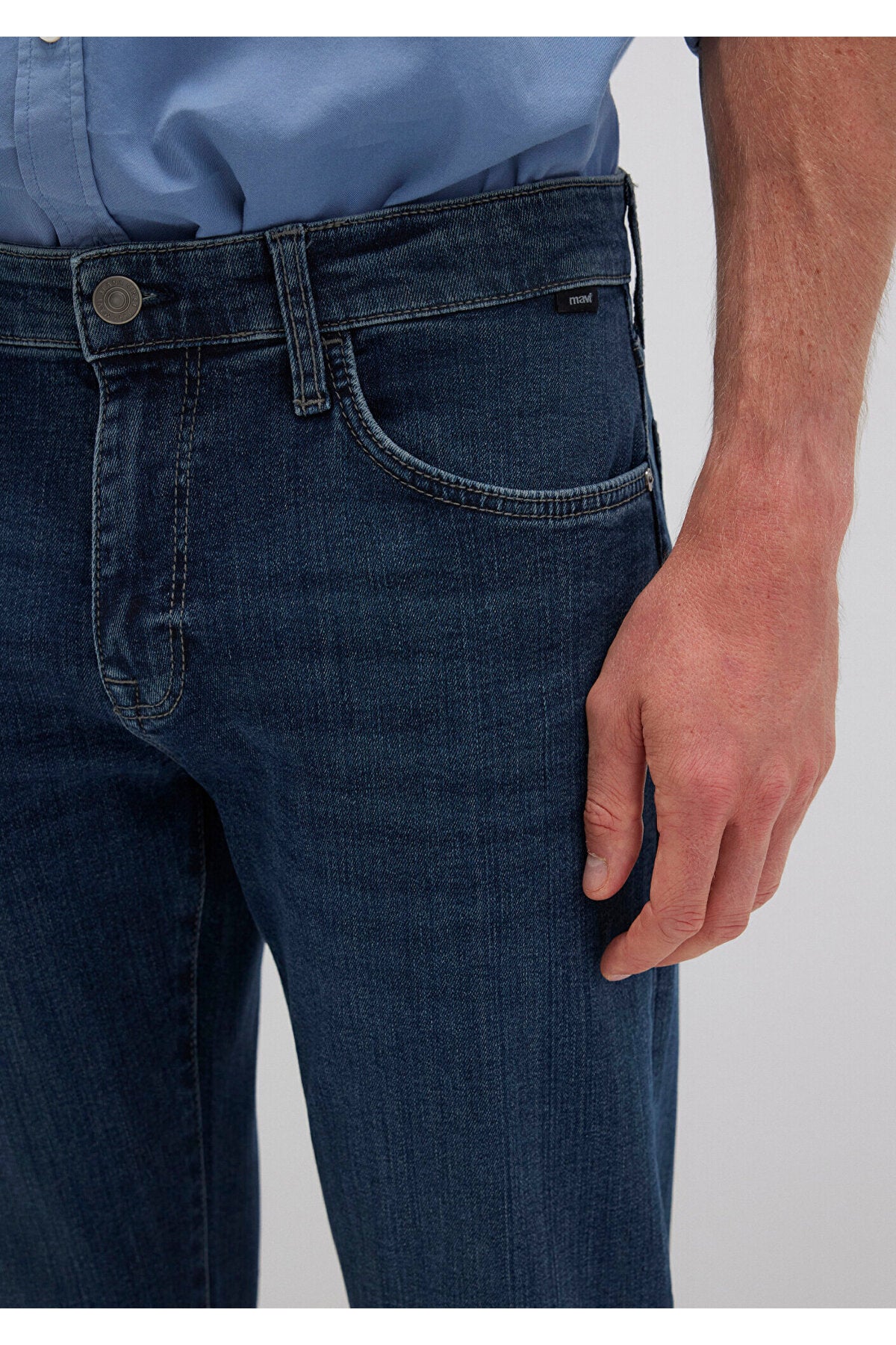 Mavi M0037885202 Martin Premium Dark Misty Jeans Men's Denim Trousers NAVY Mavi - MALLTURK
