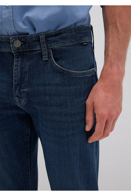 Mavi M0037885202 Martin Premium Dark Misty Jeans Men's Denim Trousers NAVY Mavi - MALLTURK