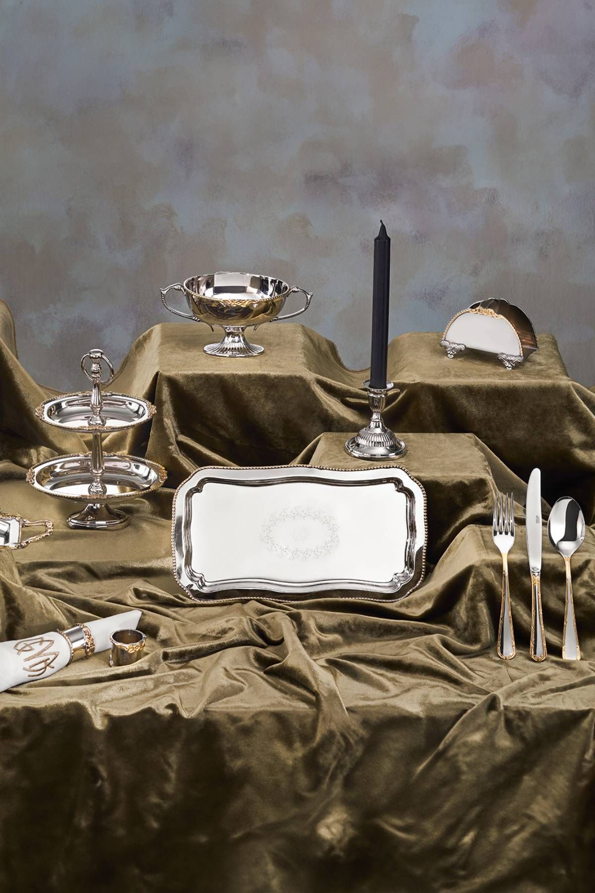 Karaca cumhuriyet yuzyili koleksiyonu atay 42 Piece 6 Place Setting Flatware Set - MALLTURK