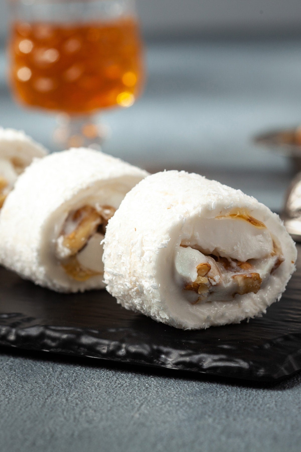 Husrevzade Honey Walnut Cream Flavored Turkish Delight 450 g - MALLTURK