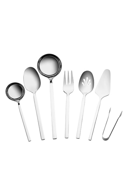Karaca carmelo 91 Piece 12 Place Setting premium Boxed Flatware Set ve Serving Utensil Set - MALLTURK