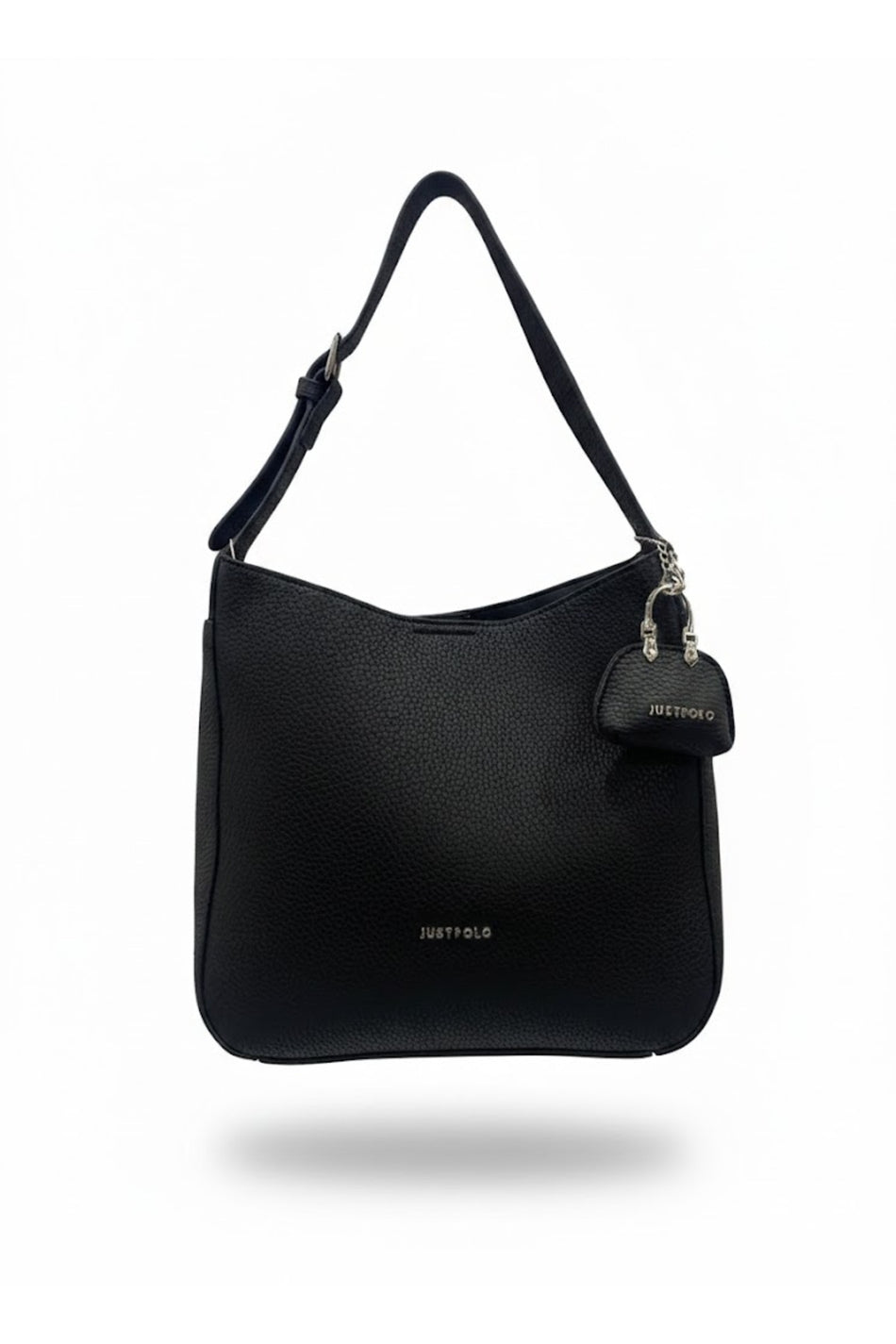 Just Polo Black Women's Shoulder Bag - MALLTURK