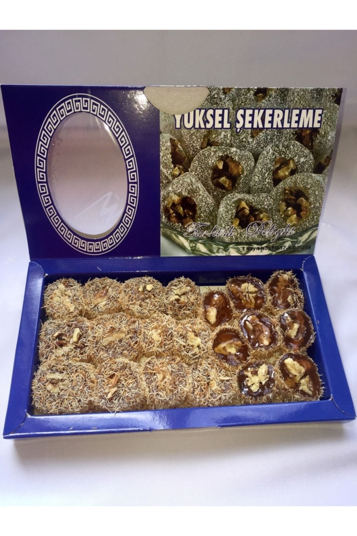 Yuksel citir Kadayif Walnut Turkish Delight 500 g - MALLTURK
