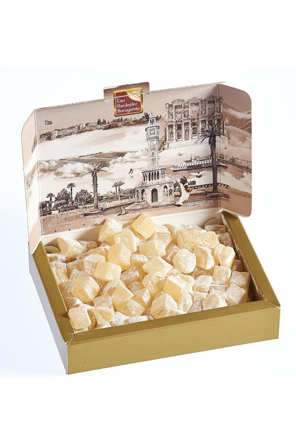 Can Kardesler Kuruyemis Double Roasted Mastic Flavored Turkish Delight 250 g - MALLTURK