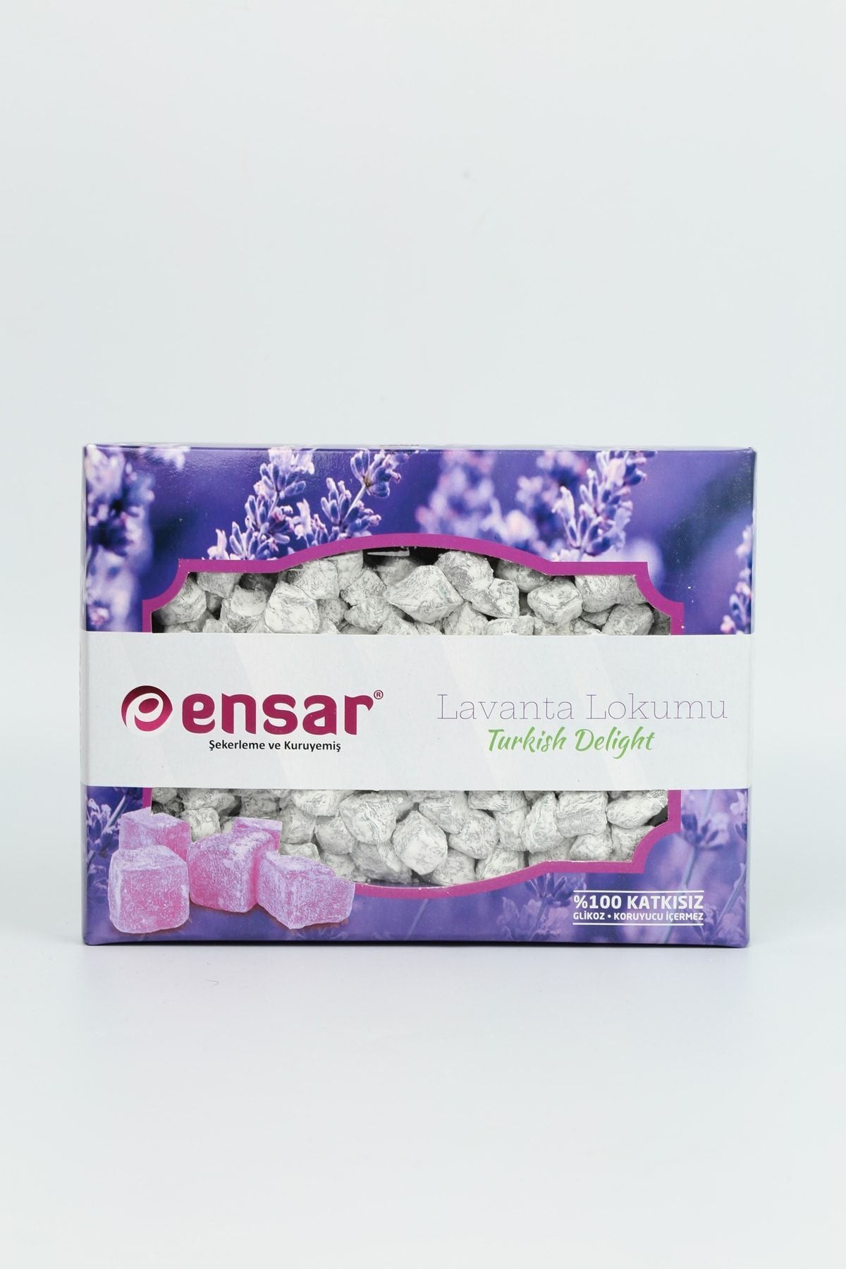 Ensar Sekerleme Lavender Flavored Turkish Delight 150gr - MALLTURK