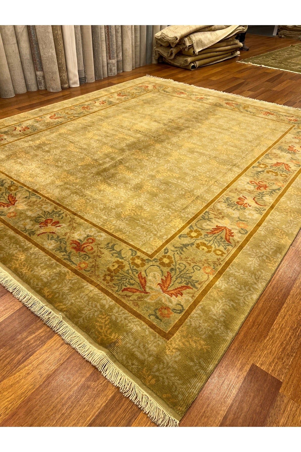 RD RAMAZAN DAG Hand Rug Art Hand-Woven Usak Rug Special Weave Premium Quality Exceptional Bir Urun Size 300x248 - MALLTURK