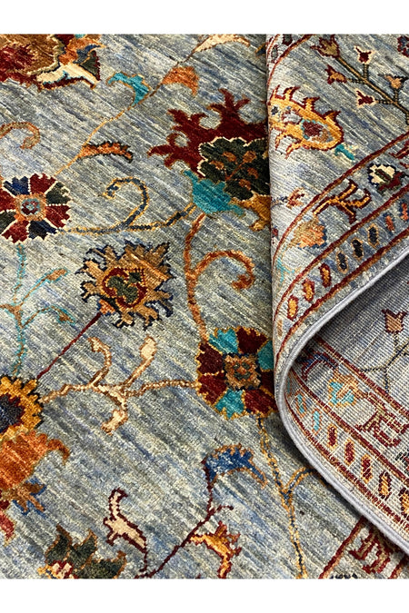 fethiyehalikilim Hand-Woven afgan buz mavisi sultani Rug 305X210 [6,41m2] %100 Hand-Woven - %100 HANDMADE - MALLTURK