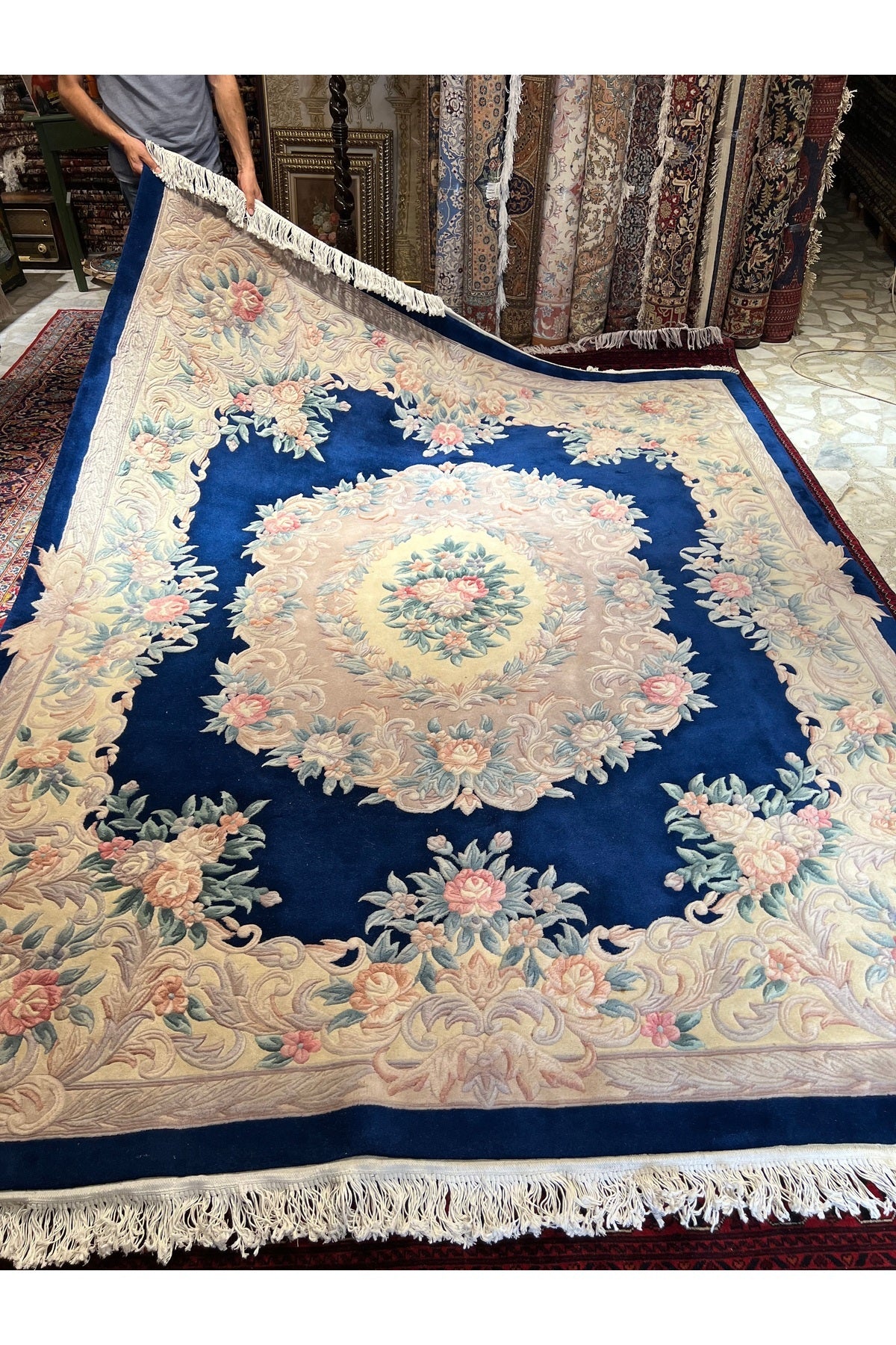 RD RAMAZAN DAG Hand Rug Art Hand-Woven Embossed Chinese Rug Premium Quality Magnificent Bir Urun Size 300x240 - MALLTURK