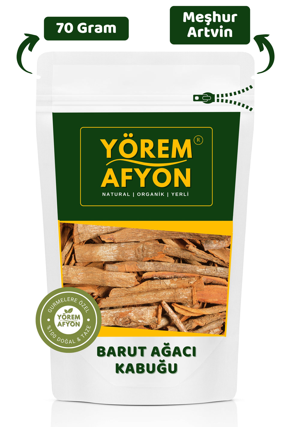 Gulcehre Yorem Afyon Famous Artvin Digestive System Friendly Buckthorn Bark, Male Buckthorn | 70g. - MALLTURK