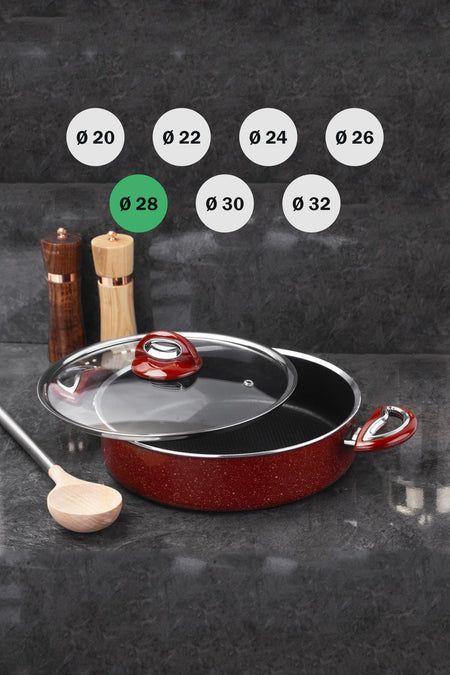 Tac Titan Granite Shallow Pot