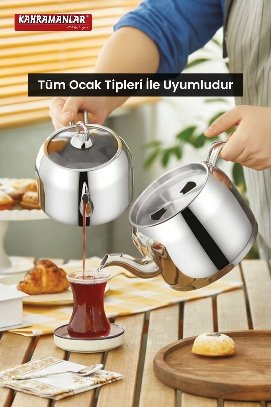 Kahramanlar Carmen Medium Size Teapot Set 1064