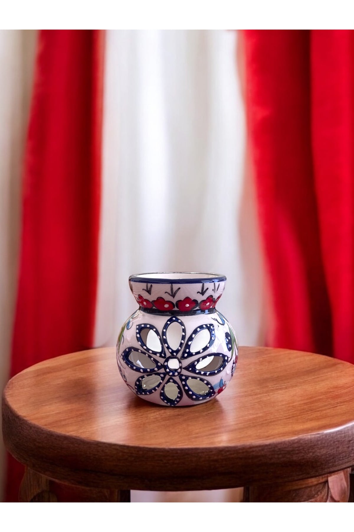 STORESZA Handmade Kutahya Tile White Tile Buhurdanlik - MALLTURK