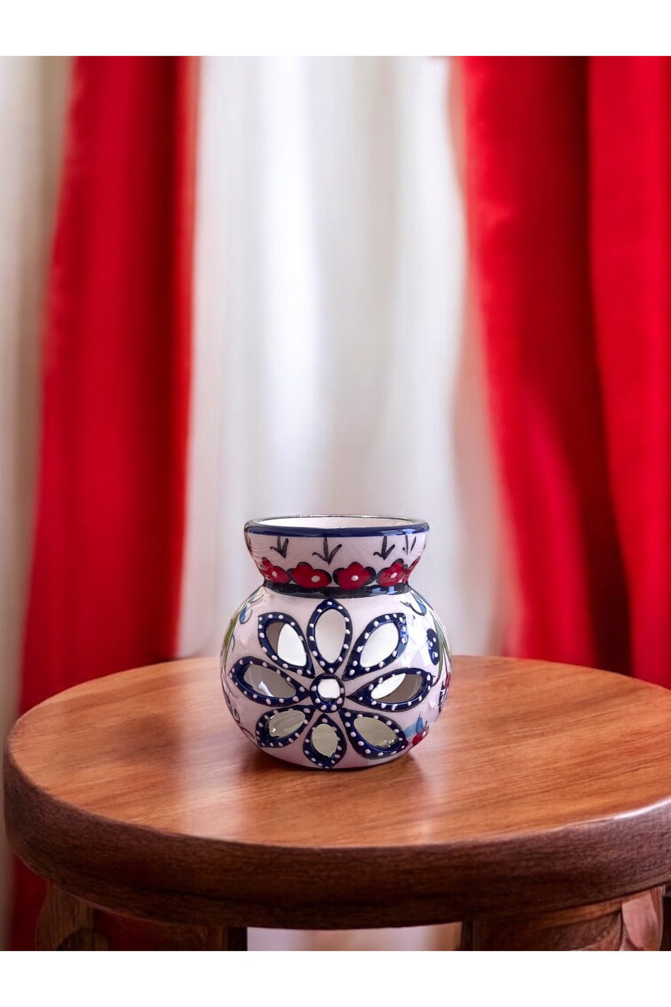 STORESZA Handmade Kutahya Tile White Tile Buhurdanlik - MALLTURK
