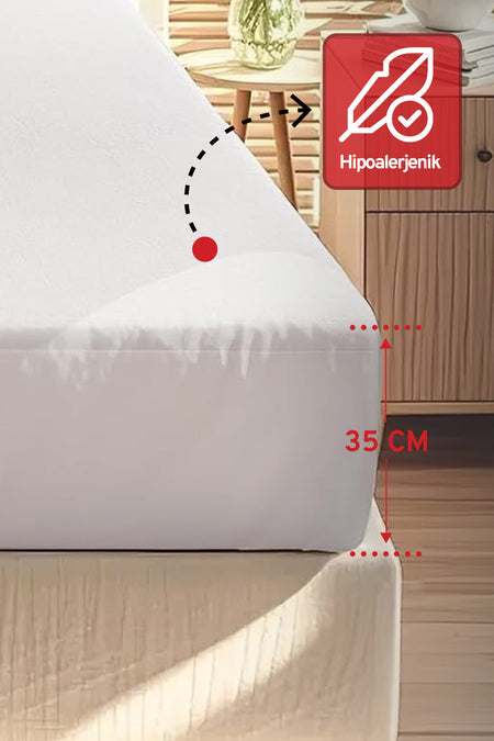 Eve Tekstil Waterproof Cotton Fitted Baby & Kids Mattress Protector - MALLTURK