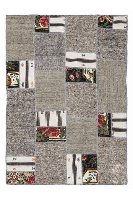 Apex Rug Patchwork Uni Karabag Natural Hand-Woven 1015 160 x 230 cm