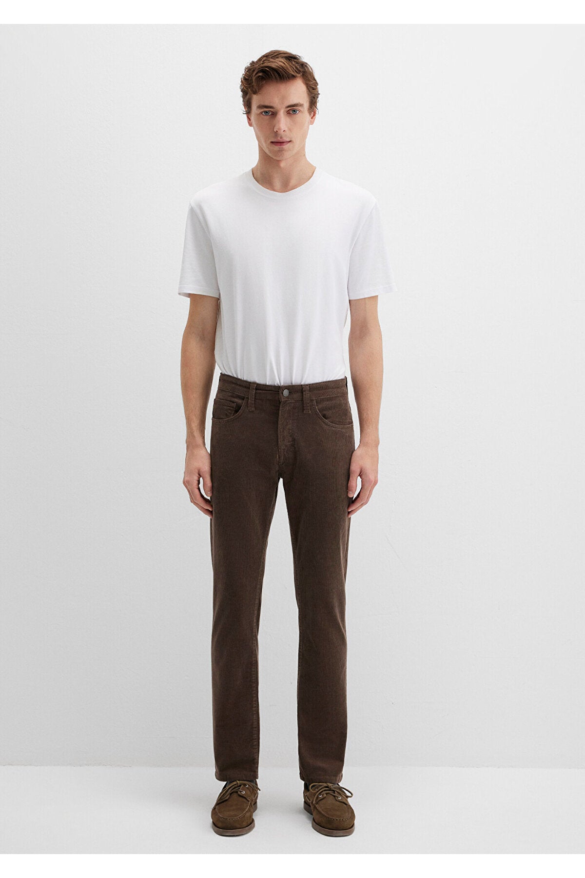 Mavi Marcus Brown Velvet Trousers 0035135666 - MALLTURK