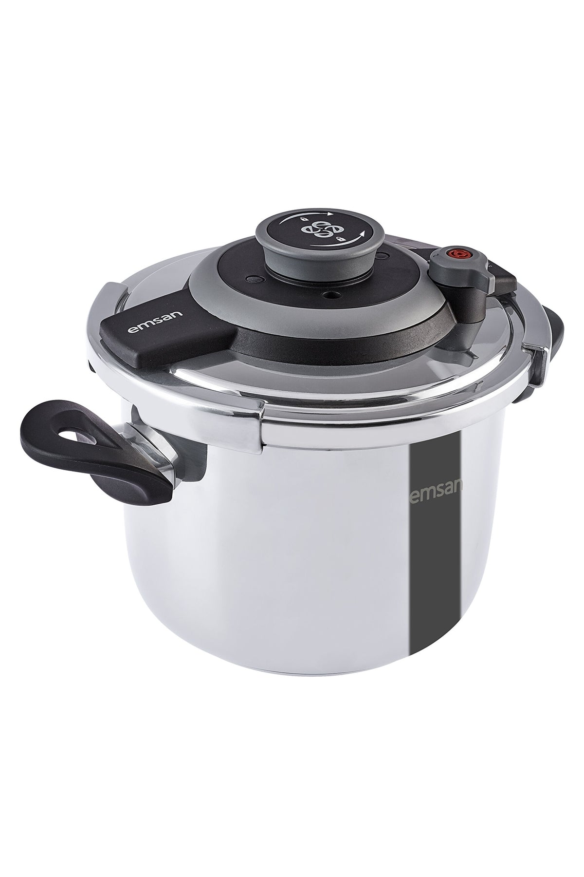 Emsan Vera Pressure Cooker Set 4+6 Liters Black - MALLTURK