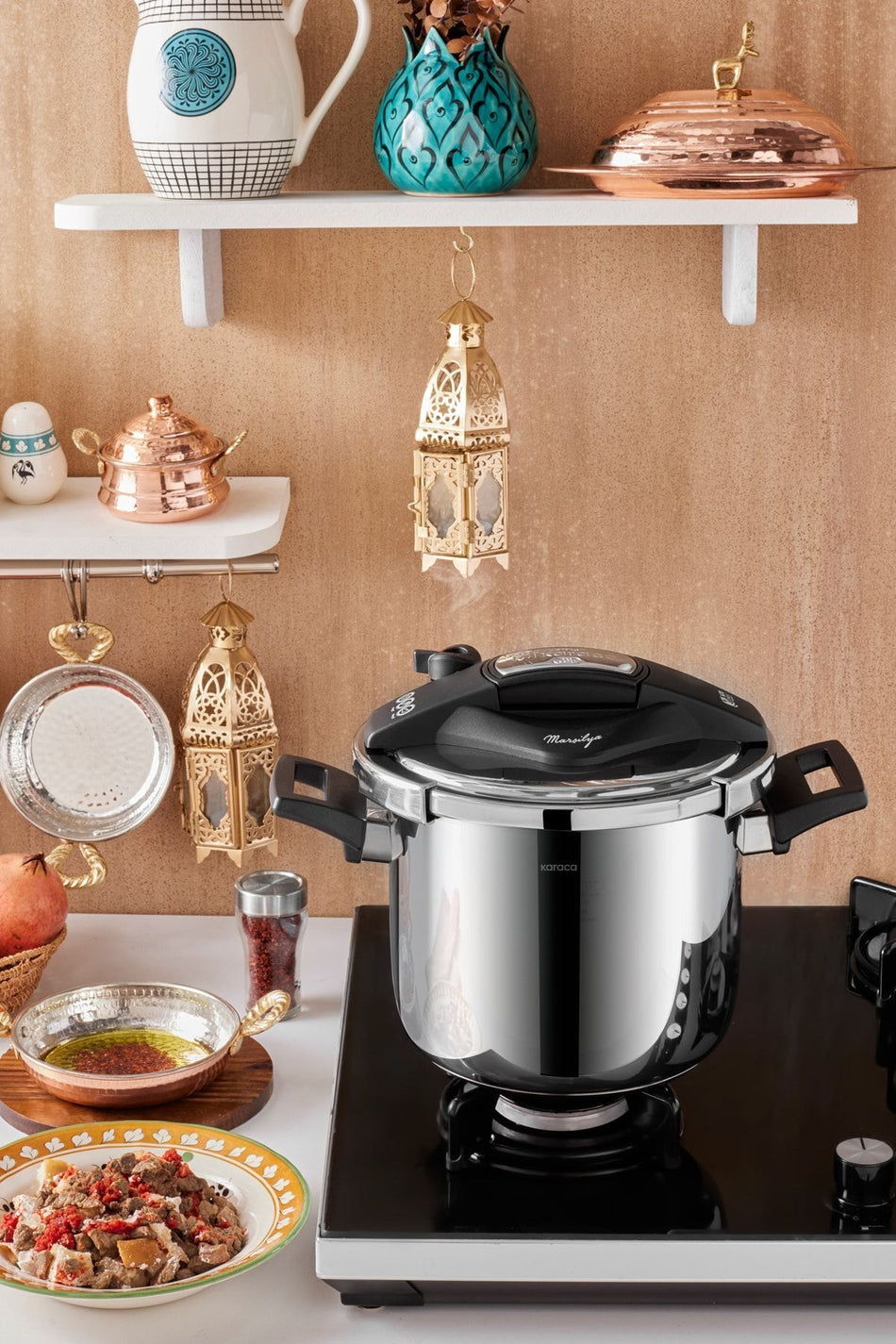 Karaca Marseille induction Base Pressure Cooker 7 Liters - MALLTURK