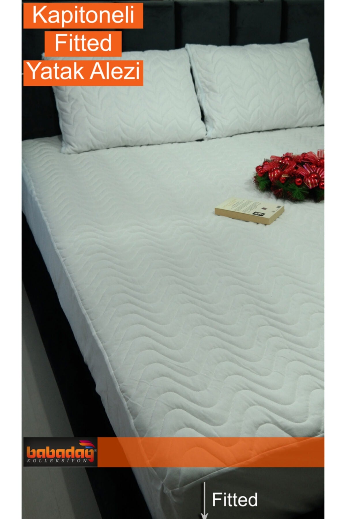babadag kolleksiyon Cotton Quilted Fitted Mattress Protector - MALLTURK