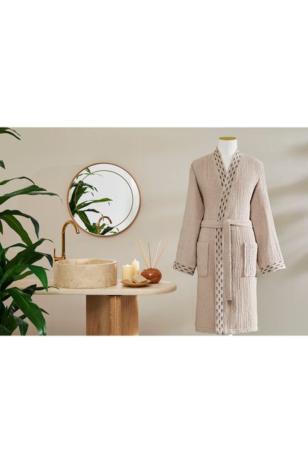 Ozdilek Eclips Kimono Bathrobe - MALLTURK