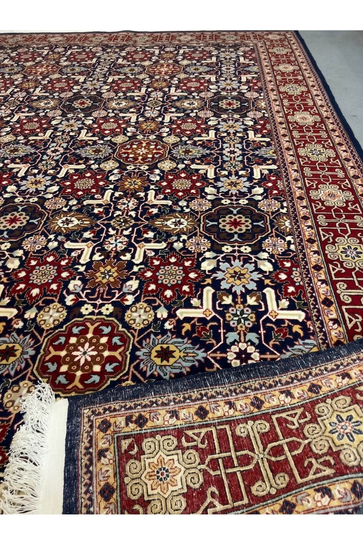 FT Halicilik Sumerbank Hereke Hand-Woven Rug 200x300 - 6 m2 Kafkas Design Saf Wool Antique Degerinde - MALLTURK