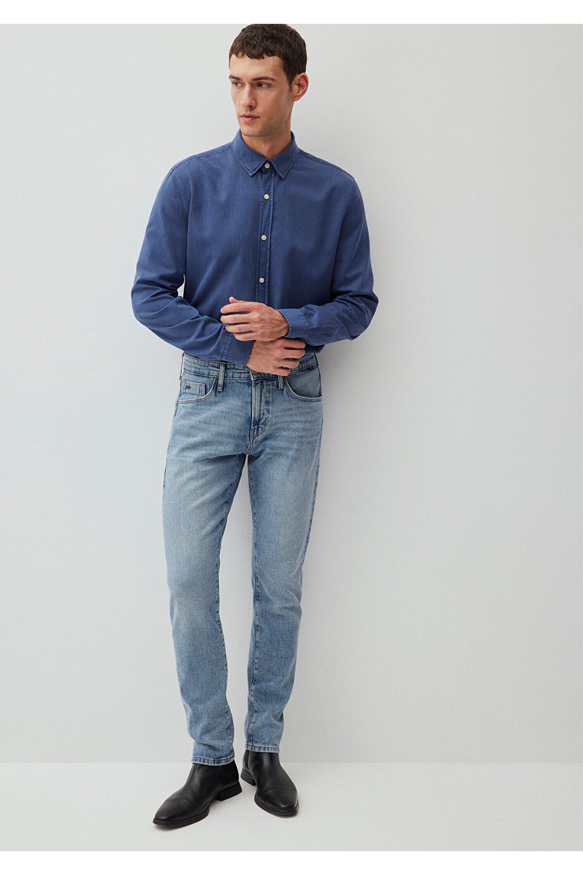 Classic Denim Light Sky Mavi Jeans 0042287847 - MALLTURK