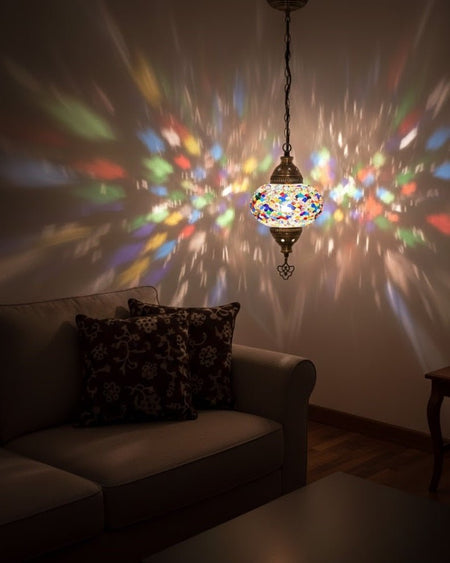 Turkish Mosaic Pendant Lamp - MALLTURK