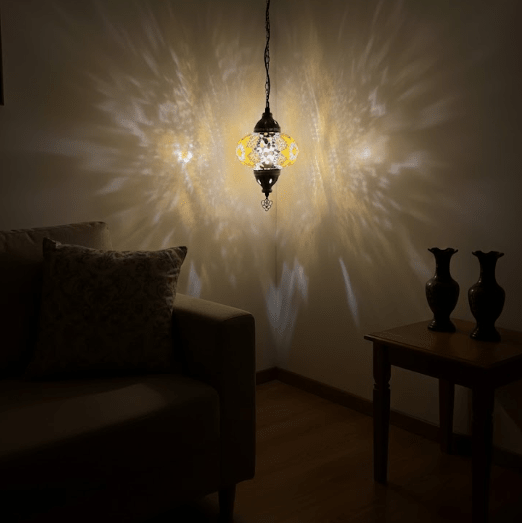 Turkish Mosaic Pendant Lamp - MALLTURK