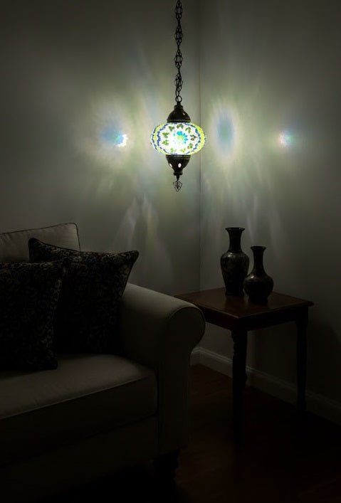 Turkish Mosaic Pendant Lamp - MALLTURK