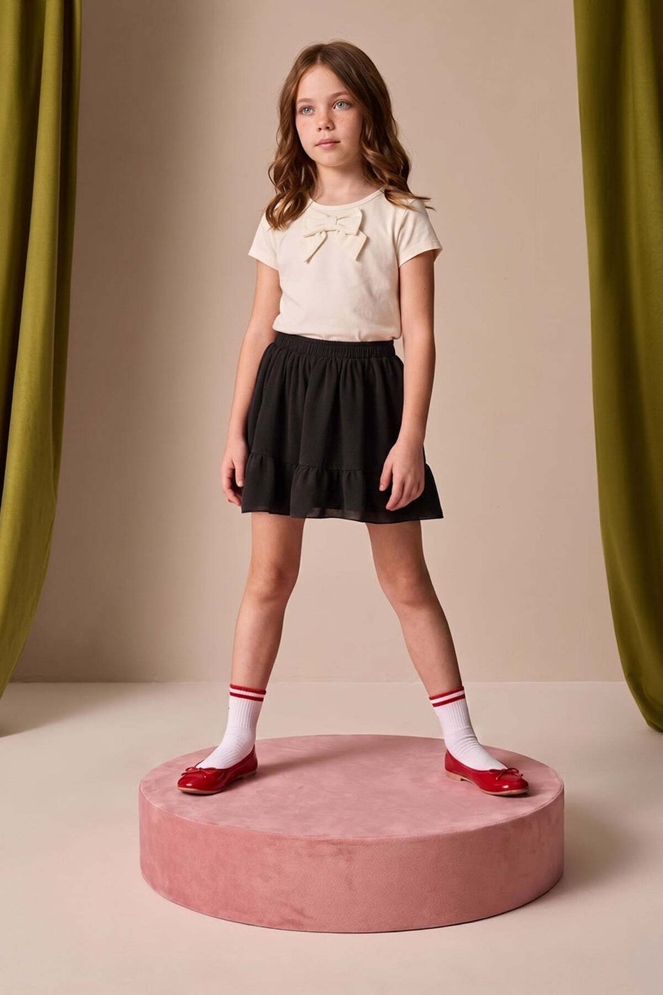 23 April Buy Elastic Layered Girls' Skirt - MALLTURK