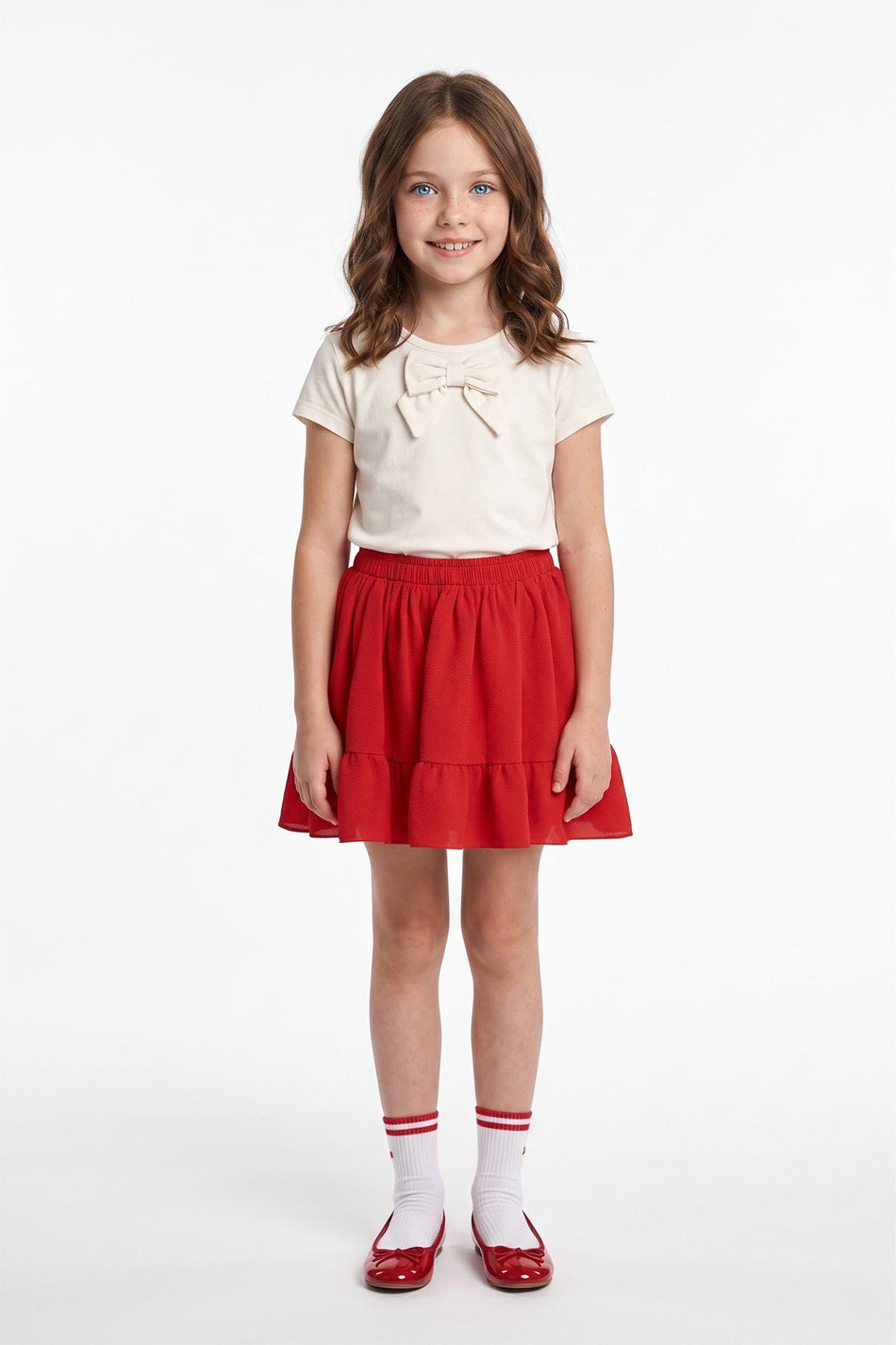 23 April Buy Elastic Layered Girls' Skirt - MALLTURK