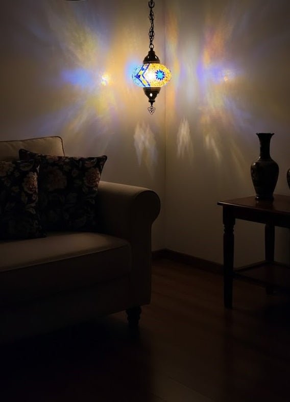 Turkish Mosaic Pendant Lamp - MALLTURK