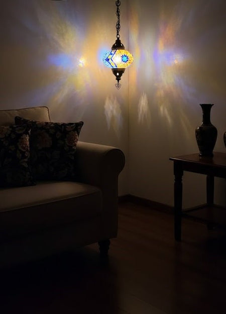 Turkish Mosaic Pendant Lamp - MALLTURK