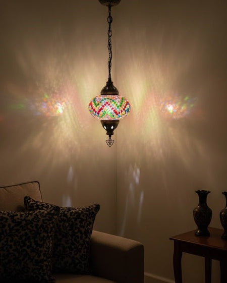 Turkish Mosaic Pendant Lamp - MALLTURK